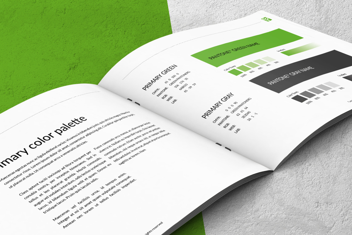 Simple Brand Book Guidelines, a Brochure Template by buttonpl (Photo 3 of 9)