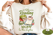 Afternoon Reading Society PNG, a Seasonal Illustration by Daily.Designs (Thumbnail 2 of 5)