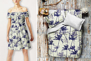 Palm Tree Seamless Pattern, a Wallpaper Graphic by Gullenda (Thumbnail 4 of 6)