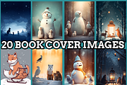 Magical Snowy Friends Coloring Pages, an Animal Illustration by martinblan (Thumbnail 2 of 4)