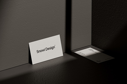 Shadow Business Card Mockup Pack