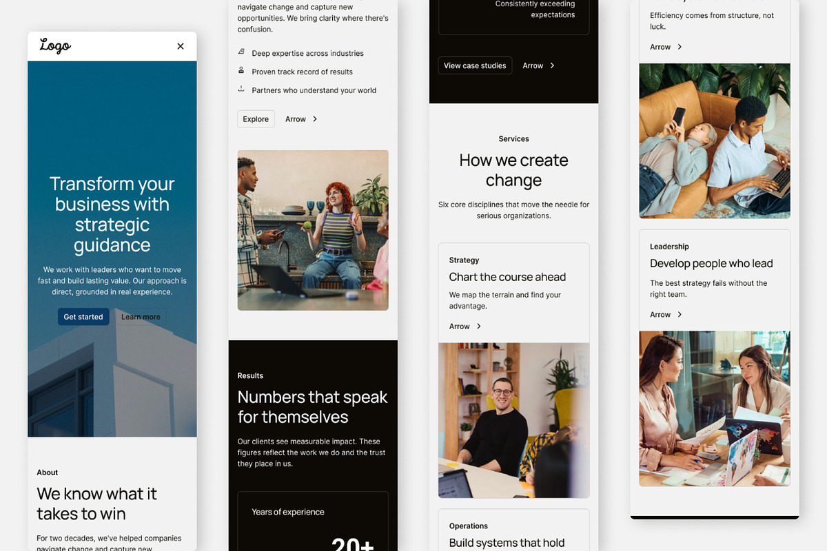 Consulting Landing PAge, a Landing Page Template by RPWDS (Photo 2 of 3)