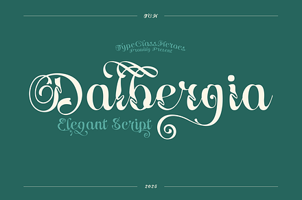 Dalbergia Script Font