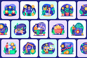 Cryptocurrency Trading Illustration, a Finance Illustration by Brickclay (Thumbnail 5 of 9)