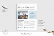Newsletter Template, a Brochure Template by ThemeDevisers (Thumbnail 1 of 5)