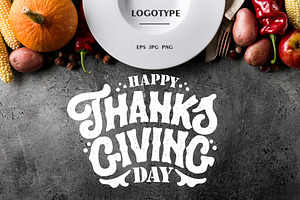 Happy Thanksgiving Logotype