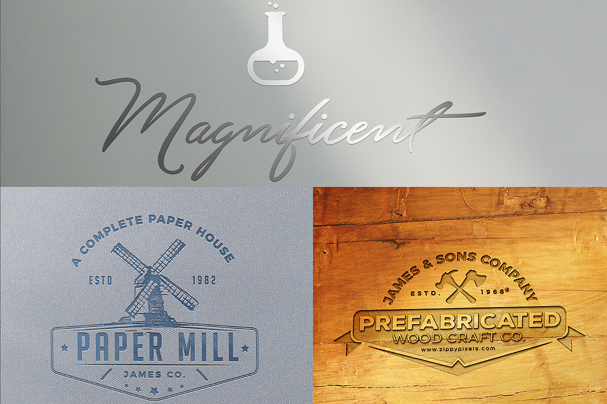 80 Logo Mockups Bundle, a Product Mockup by ZippyPixels (Photo 14 of 18)