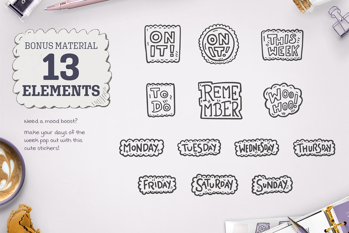 Planner Lite - Hand Drawn Icons, an Outline Icon by Good Stuff No Nonsense (Photo 7 of 12)