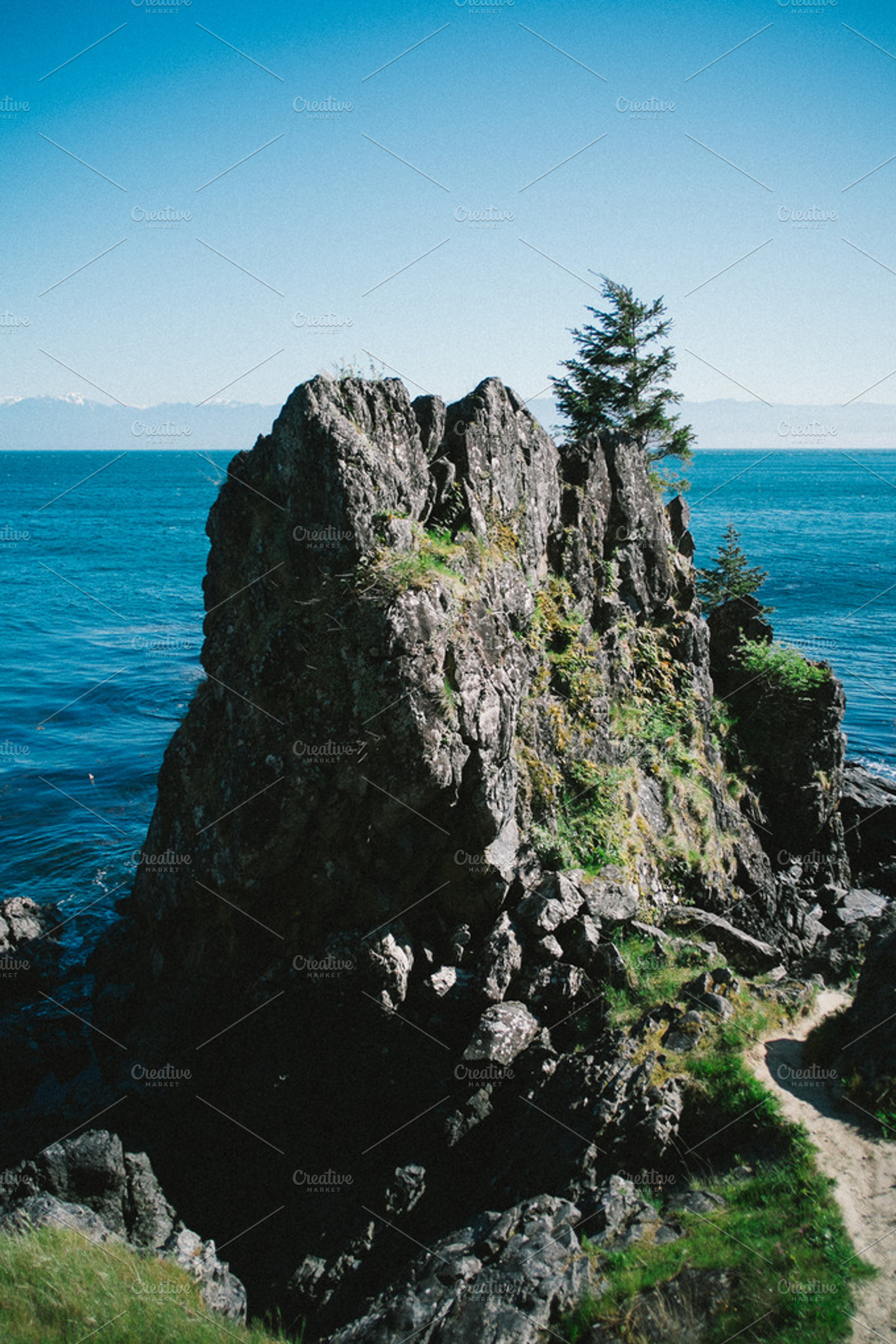 Coastal rocks stock photograph, a Nature Photo by DELETE MY ACCOUNT