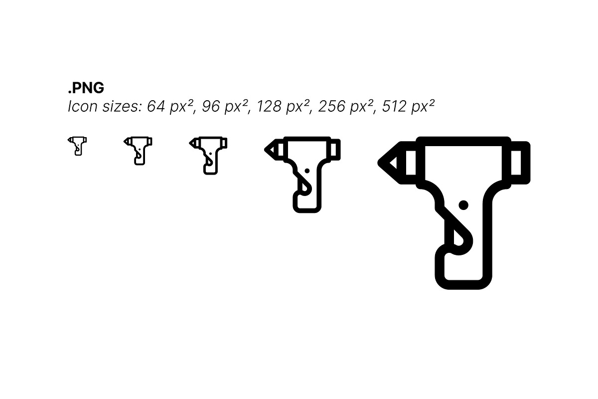 50 Rescue Icons, an Outline Icon by Side Project