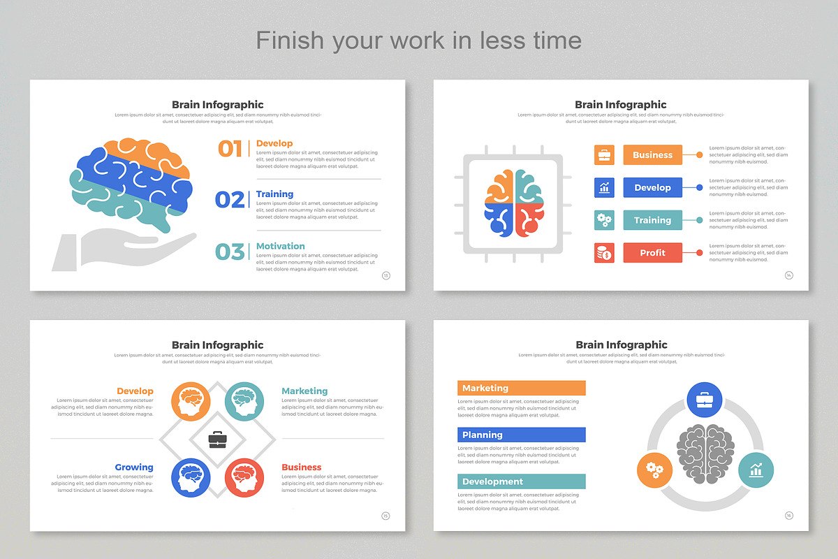Brain infographic Google Slide, a Templates & Theme by Mighty-Slide (Photo 5 of 7)