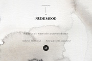NUDE MOOD watercolor neutral texture, a Texture Graphic by Lana Elanor (Thumbnail 5 of 11)