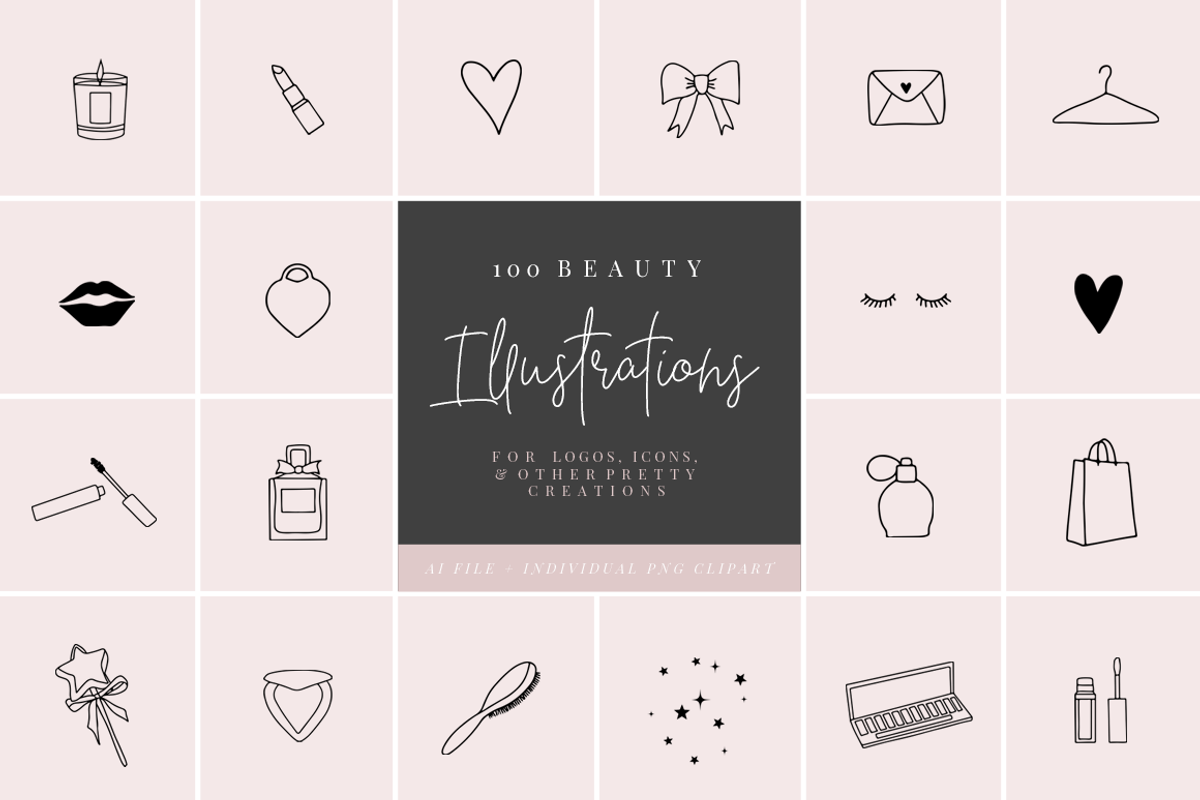 Beauty Notes Script + Illustrations preview 5