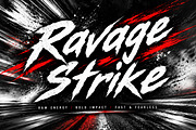 Ravage Strike – Brush Display Font, a Script Font by Wow Magic (Thumbnail 3 of 4)