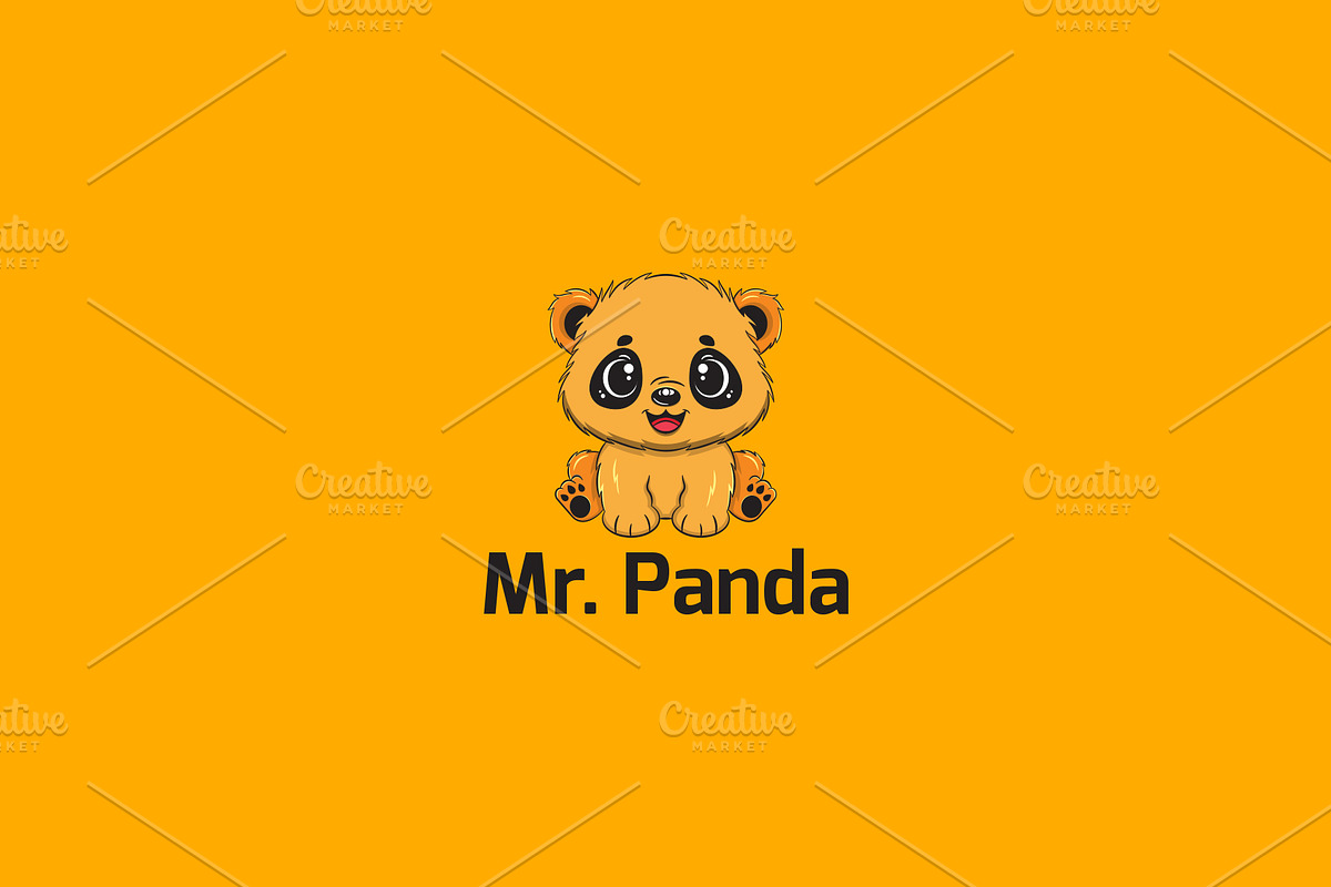 Mr. Panda Logo Template, a Branding & Logo Template by Graplick (Photo 5 of 5)