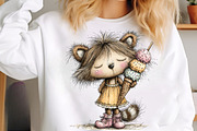 Whimsical summer woodland animals, an Illustration by SinaCreation (Thumbnail 6 of 11)