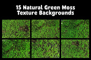 Natural Green Moss Texture Backgroun, a Background Graphic by Pitchlook.Studio (Thumbnail 2 of 3)