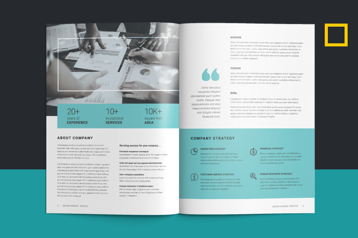 Business Profile, a Stationery Template by DesignJanala (Photo 3 of 11)