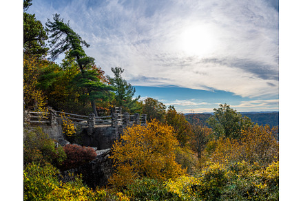 Coopers Rock state park overlook, a Nature Photo by Backyard Stock