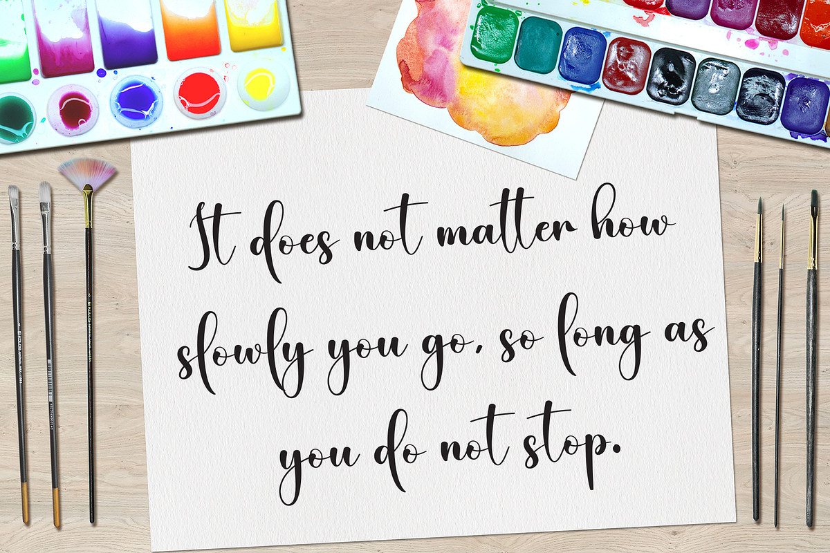 Sweety Smothing | Script Font, a Handwritten Font by Scratchones (Photo 3 of 8)