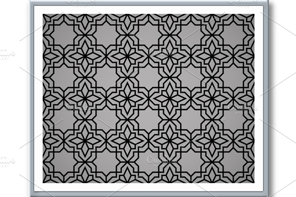 Abstract geometry pattern in Arabian, a Texture Graphic by RODINA (Photo 2 of 3)