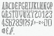 Oldben, a Font by BenChalit (Thumbnail 4 of 4)