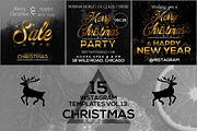 24 Instagram Christmas Posts, a Social Media Template by RussGFX (Thumbnail 7 of 9)