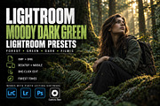 Moody Dark Green Lightroom Presets, a Preset Add-On by AAA Presets (Thumbnail 1 of 19)