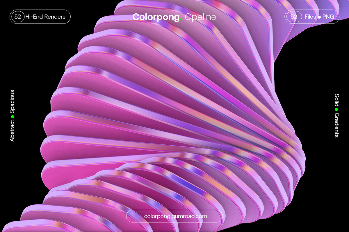 Opaline - 3D Abstract Bundle, a Graphic by Colorpong (Photo 9 of 25)