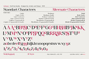 Epilogus - Serif font family, a Serif Font by Artistic & Unique (Thumbnail 5 of 15)
