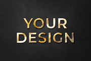 Gold Text & Logo Effect, a Layer Style Add-On by Design Squad (Thumbnail 4 of 4)