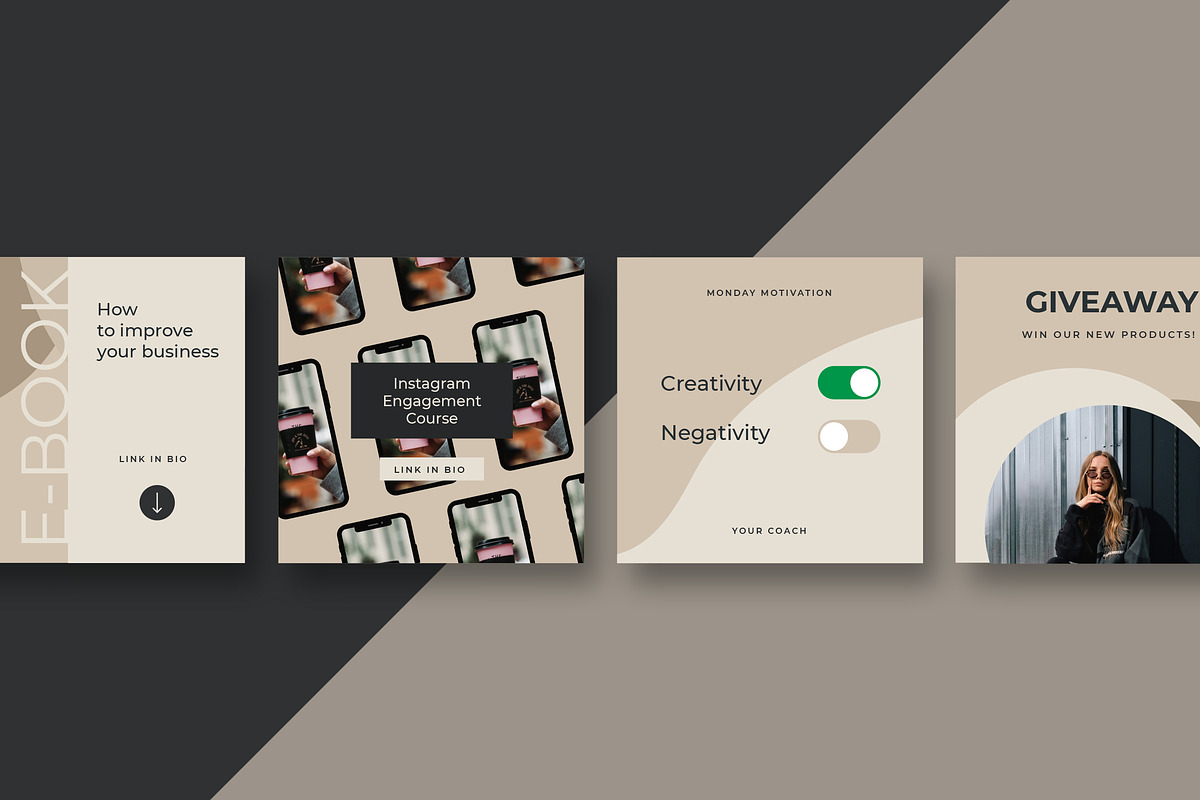 Coach Social Media Kit, a Social Media Template by Design District (Photo 9 of 21)