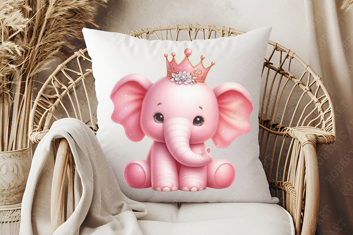 Pink Baby Girl Nursery ClipArt's, an Illustration by RobertsArt (Photo 7 of 7)