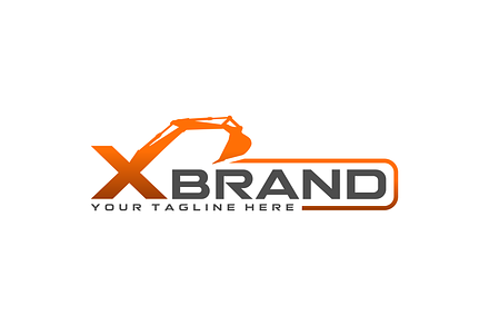 Excavator Logo Template, a Branding & Logo Template by TFamz