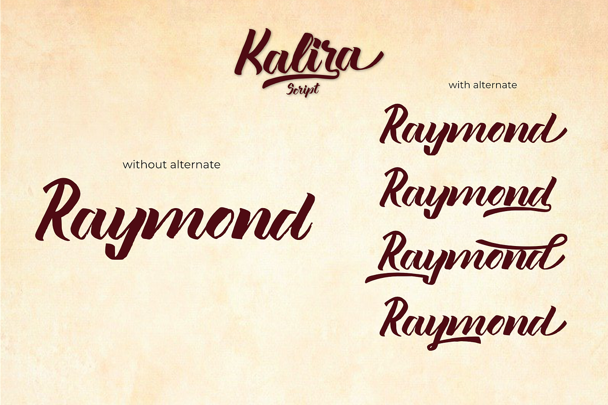Kalira Script, a Handwritten Font by Ginart (Photo 7 of 9)