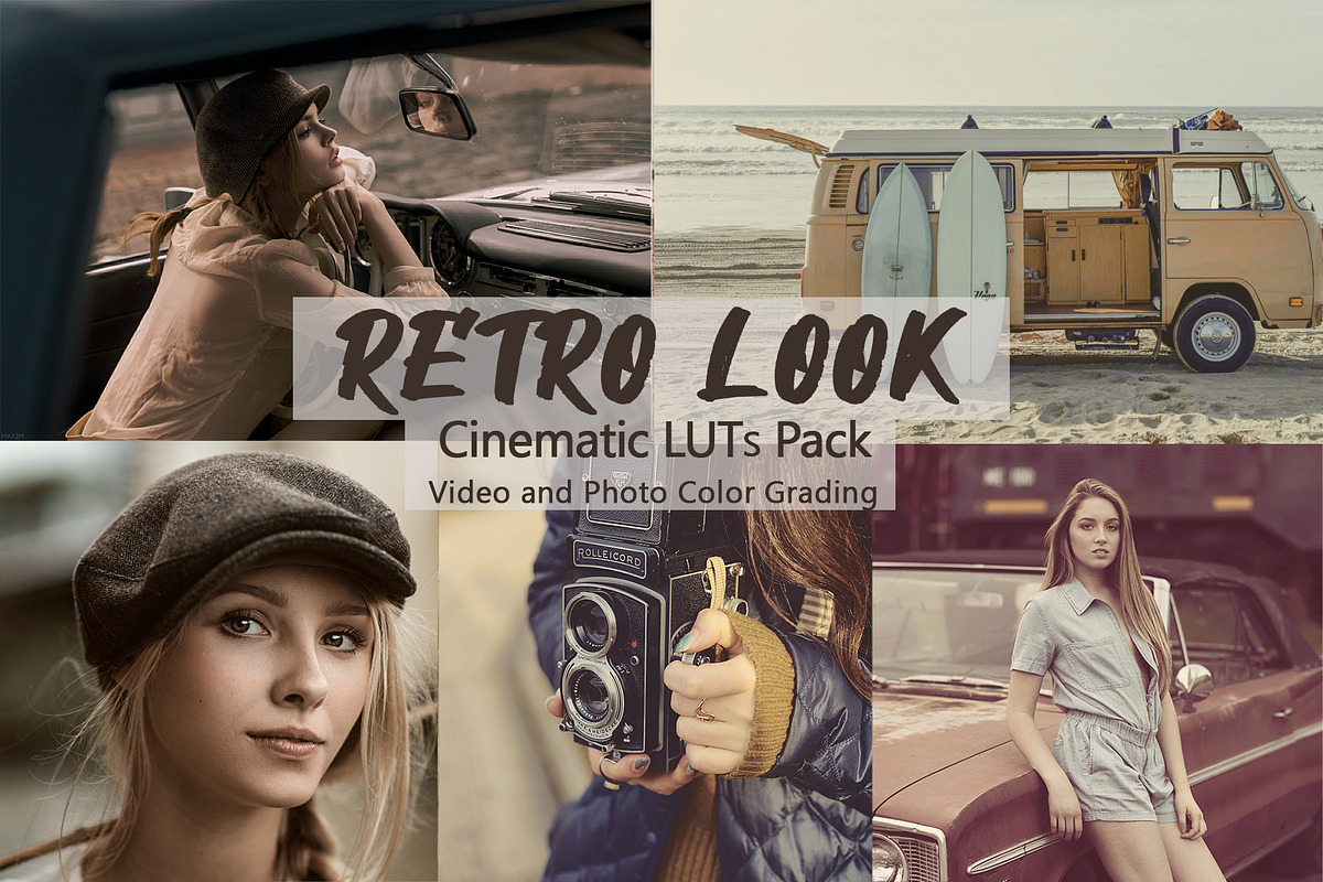 Retro Look Vintage LUTs Bundle, a Preset Add-On by CineMart (Photo 1 of 13)