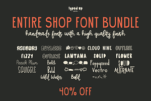 Font Bundle | Handwritten Fonts