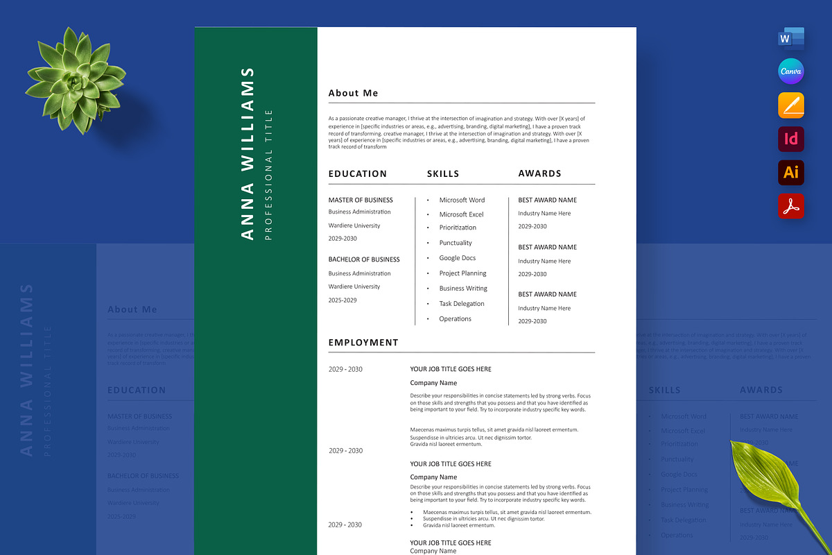 Canadian Job Market Resume, a Resume Template by Nur Designer (Photo 3 of 4)