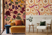 Orchard fruit vector patterns, a Pattern Graphic by Carpet Tapete Pretzel (Thumbnail 5 of 17)