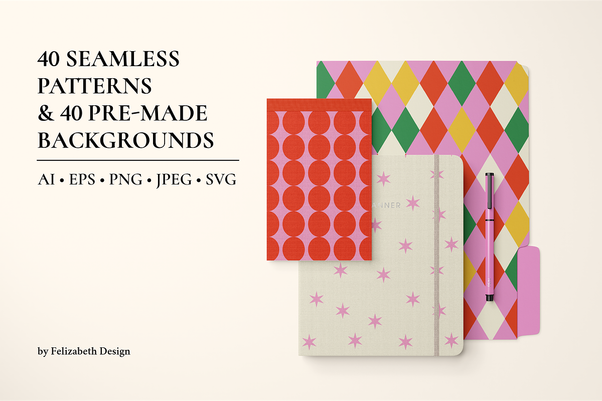 Holiday Patterns & Backgrounds, a Pattern Graphic by Felizabeth Design (Photo 2 of 13)