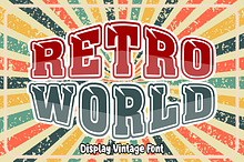 Retro World - Retro Font Types