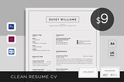 Resume/CV, a Resume Template by UX-group (Thumbnail 1 of 9)