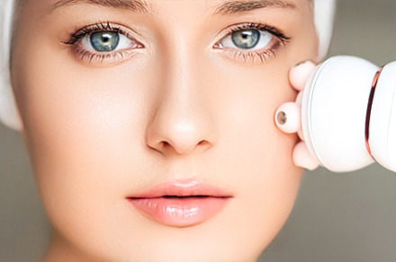 Anti-aging cosmetology and beauty treatment product, woman using, a Health & Medical Photo by Anneleven