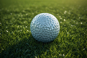 Golf ball stock image