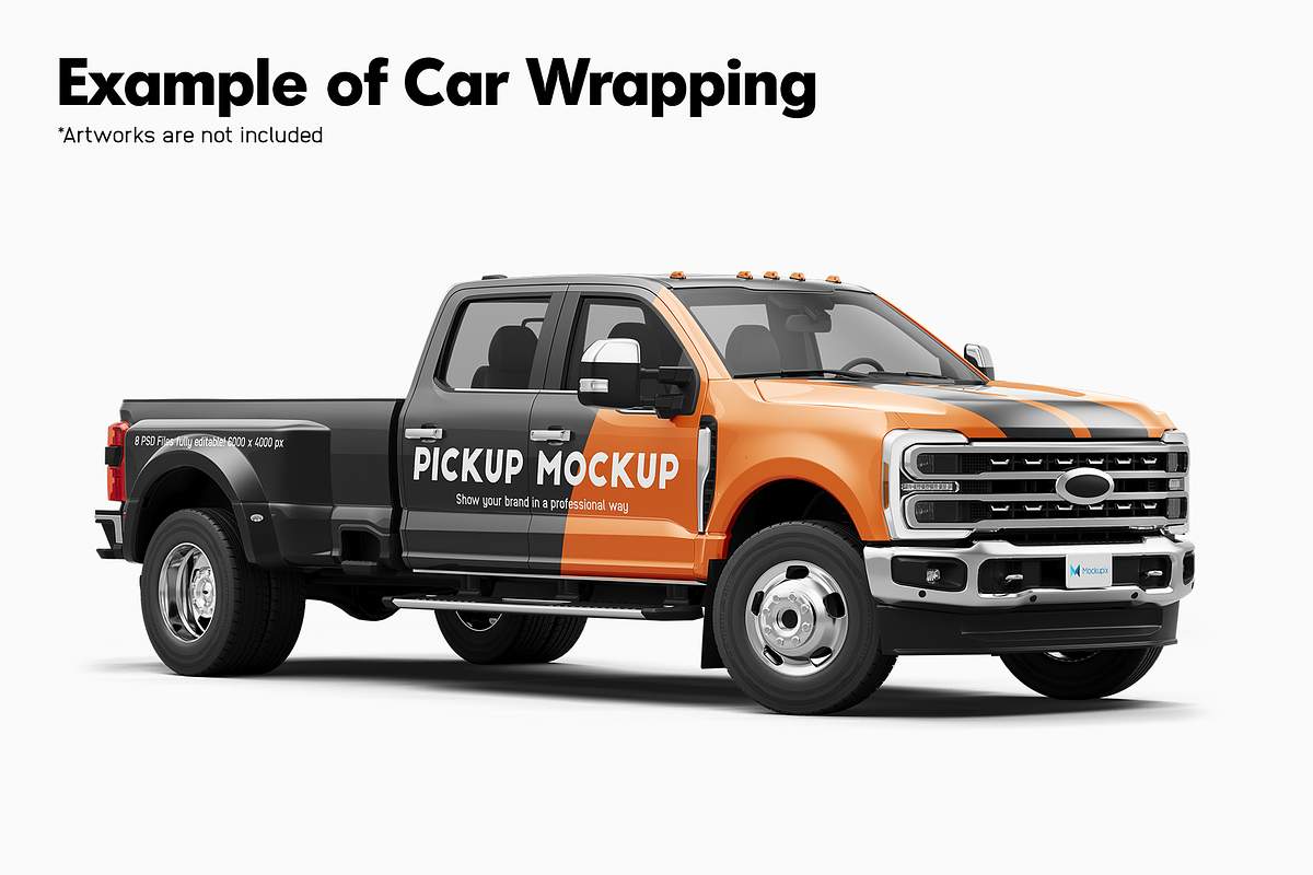 Pickup Truck Mockup 15, a Product Mockup by Mockupix (Photo 5 of 12)
