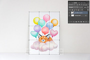 Print card mockup vertical psd 5x7, a Cups & Container Mockup by Leo Flo Mockups (Thumbnail 3 of 3)