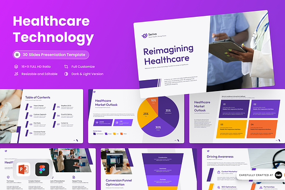 Healthcare Commerce PowerPoint preview 7