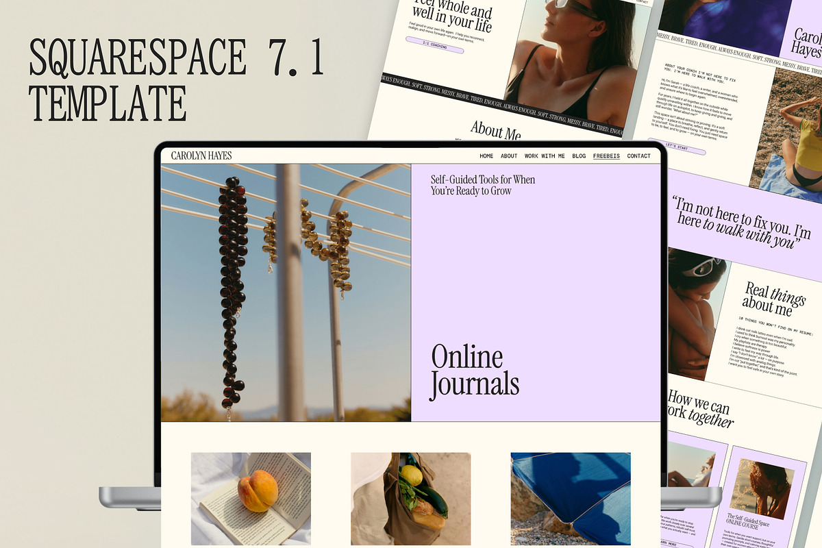 Minimal Squarespace Website Template, a Squarespace Template by Of July Studio (Photo 8 of 9)