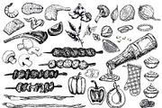 Barbecue hand drawn illustration set, a Food Illustration by Live line (Thumbnail 3 of 6)
