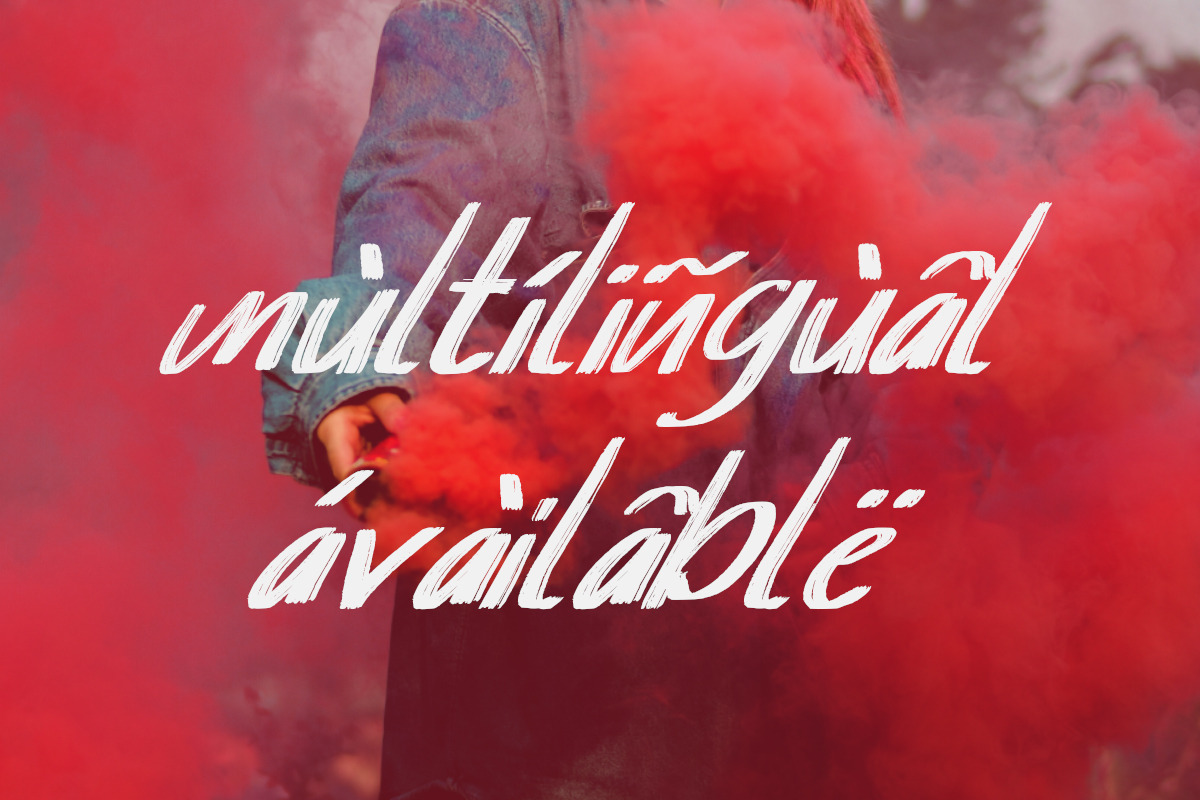Senorita Brushes Font, a Sans Serif Font by Say Studio (Photo 11 of 12)